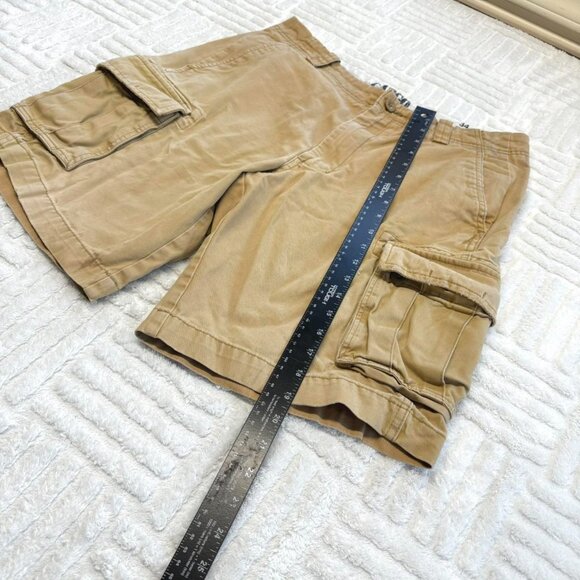 y2k tan cargo shorts 00s jorts - Picture 3 of 6